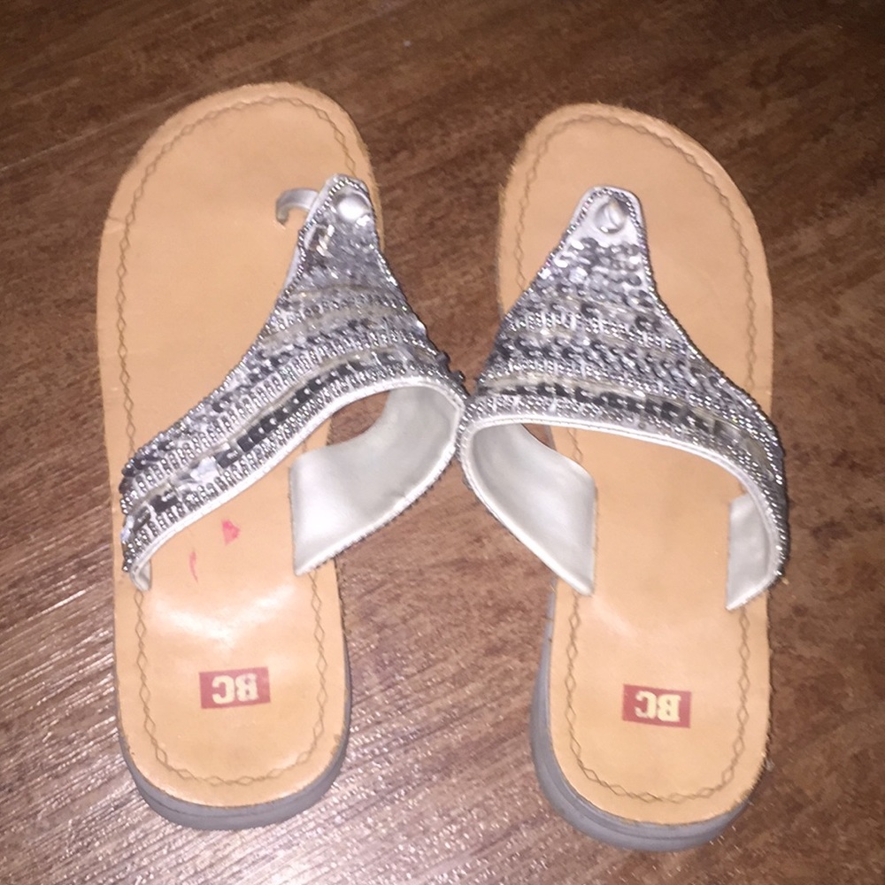 Sequined BC sandals!